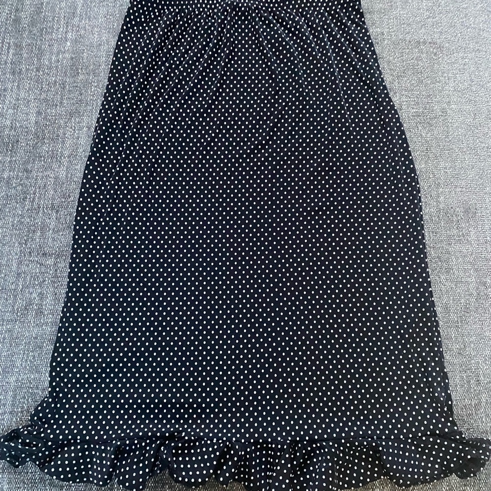 Vintage Black and White B. Moss Stretch Skirt